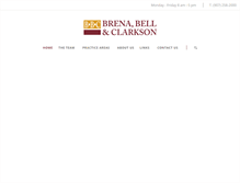 Tablet Screenshot of brenalaw.com